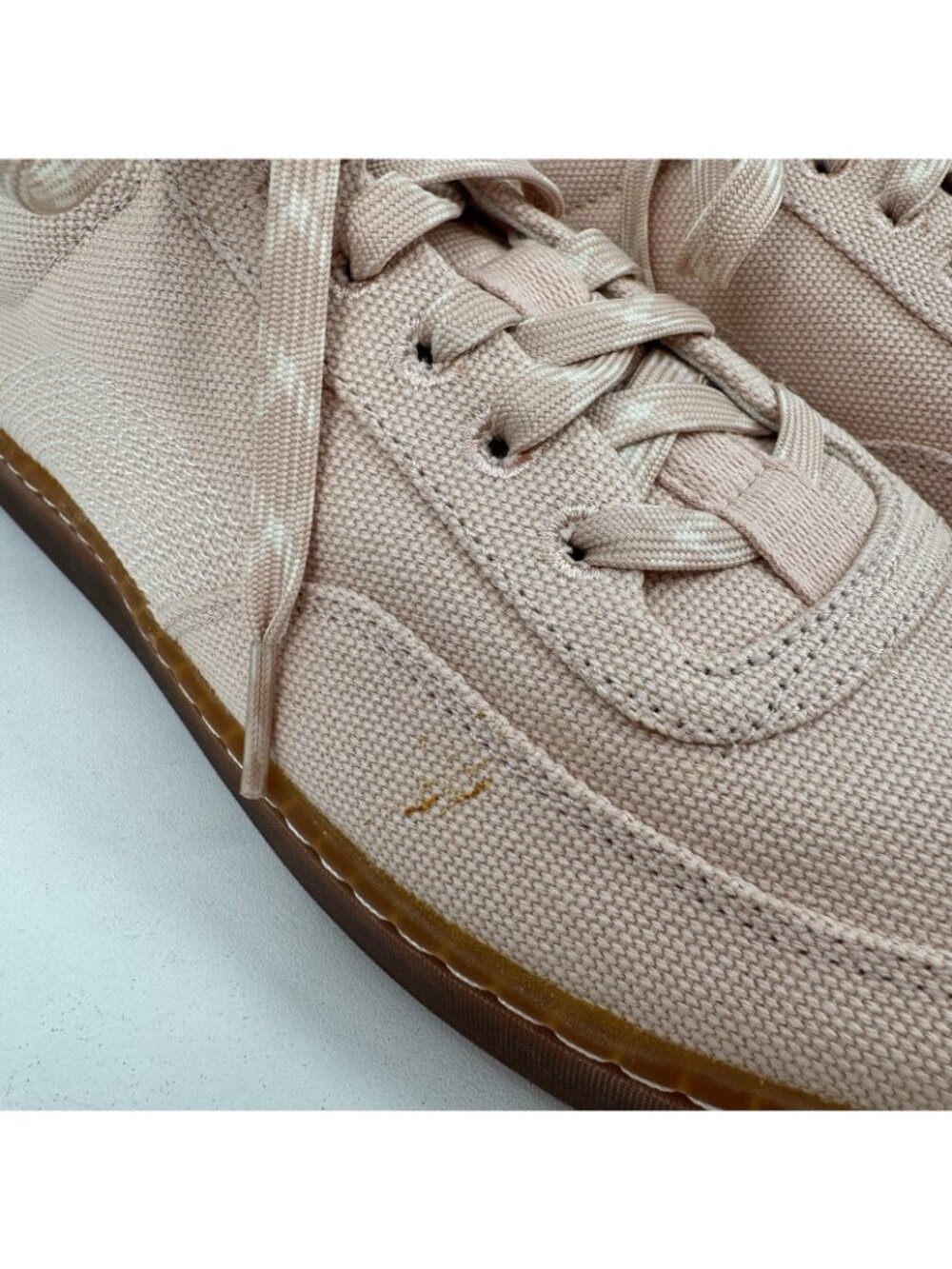 Everlane Tread Bare Sneaker size 10 Women's in Pink Canvas Classic Lace-up Shoes - Picture 3 of 10